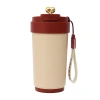 Customized logo engraving gifts: Smart portable coffee cups, ceramic simple water cups, 316 stainless steel insulated cups Item Picture